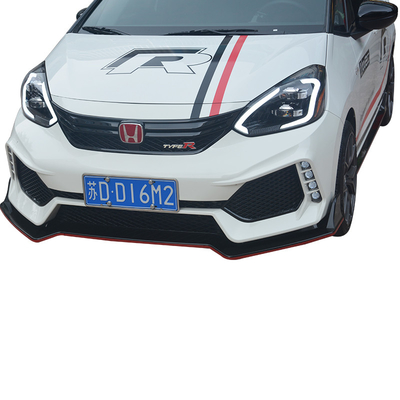 2018 2019 Honda FIT JAZZ मैट फ्रंट बंपर लिप बॉडी किट स्पॉयलर कवर 3Pcs